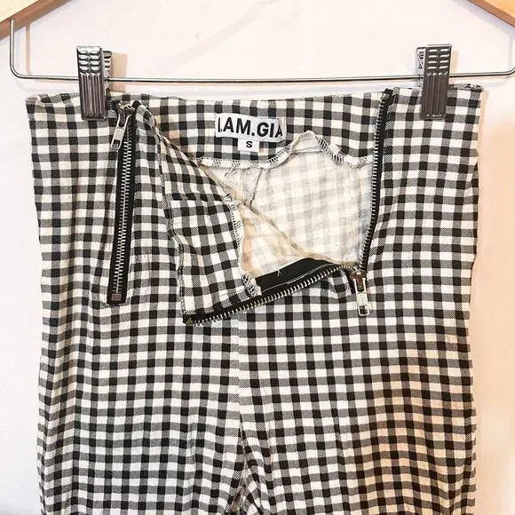 3FOR $50! ๐ I.AM.GIA Miller Gingham Skinny Zipper Pant Sz. S - Picture 8 of 8